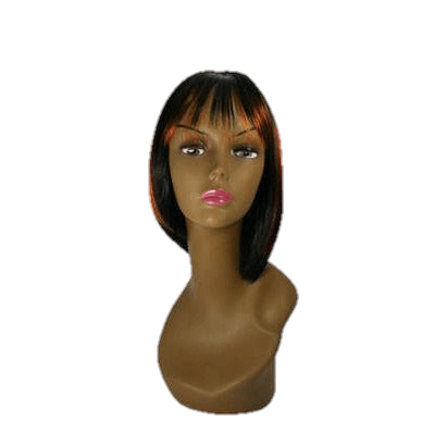 Exotic Collection Wig - Modern Edgy Style in Black or Copper-Red