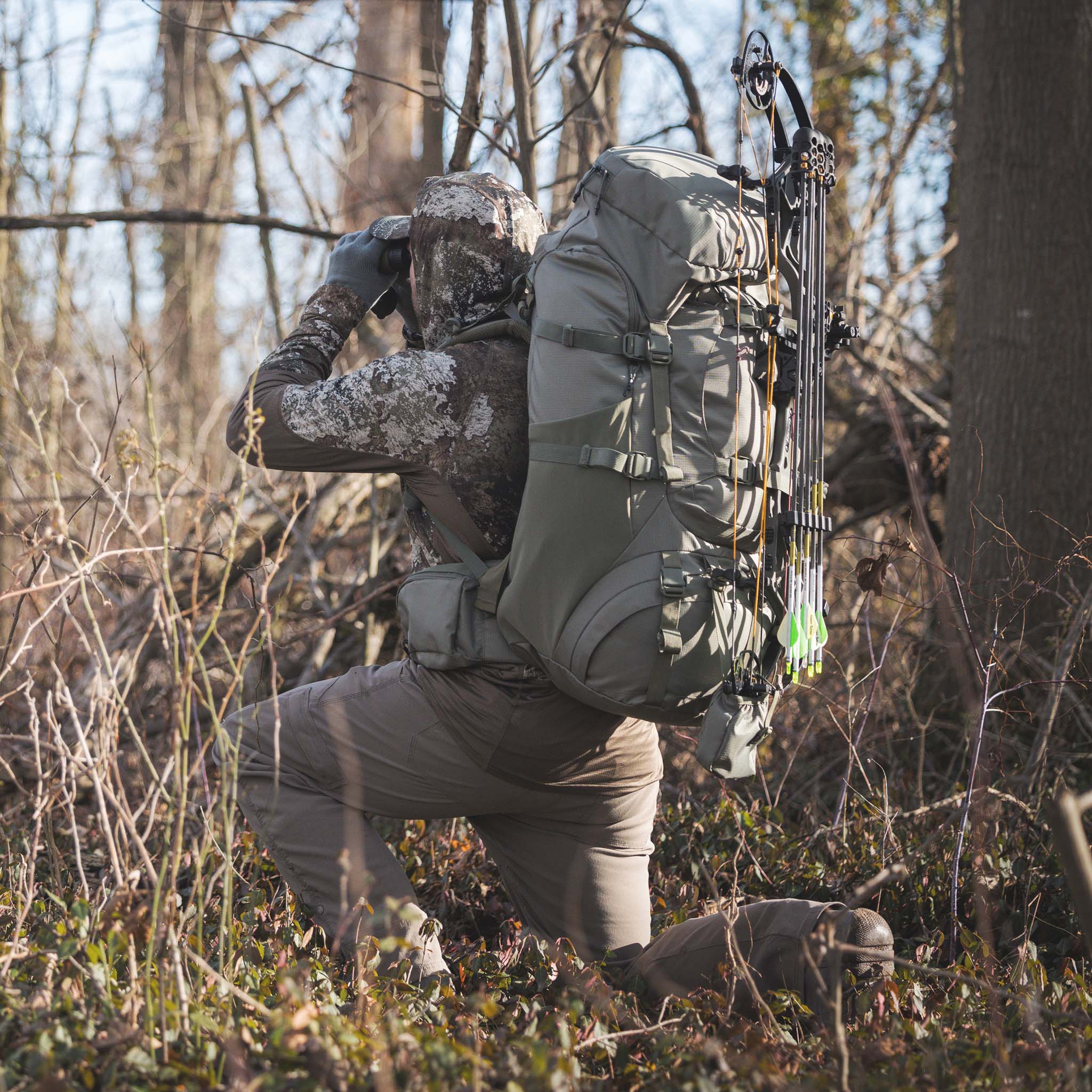 Expedition Hunting Backpack for Multi-Day Trips in Olive Drab - Image 5