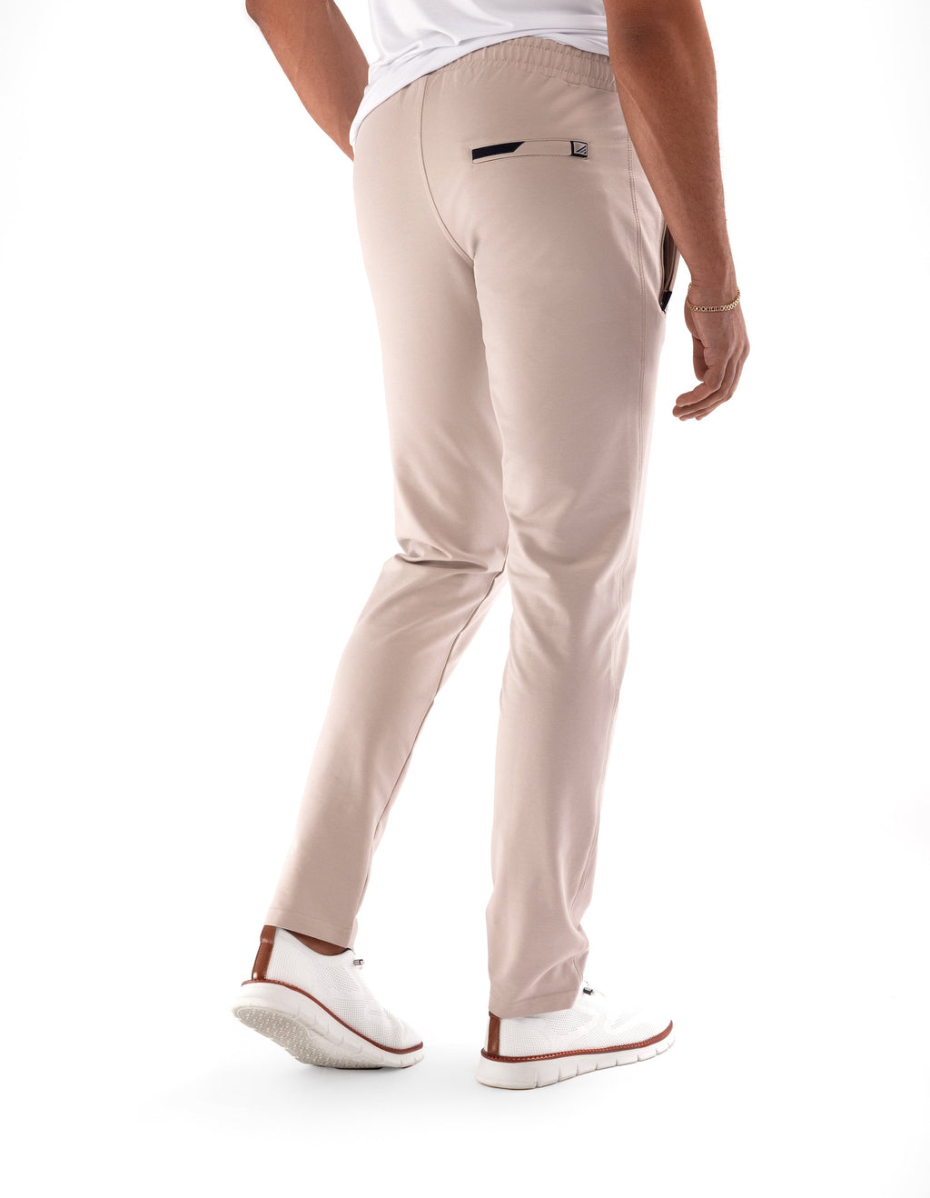 Navy Blue Athletic Tapered Jogger Pants for Tall Men - Image 23