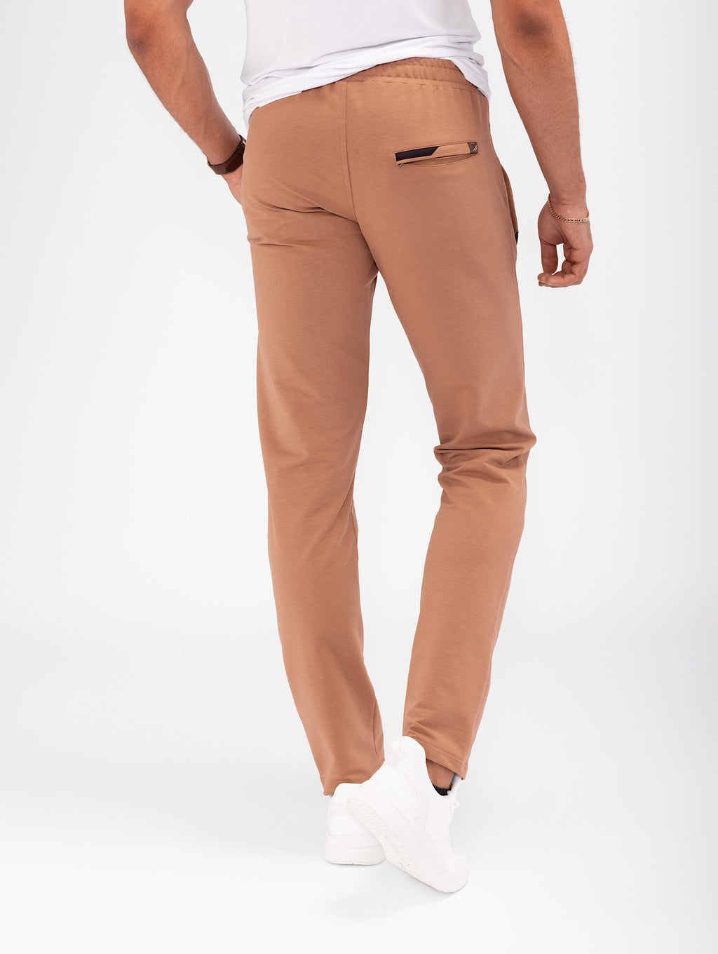 Navy Blue Athletic Tapered Jogger Pants for Tall Men - Image 39