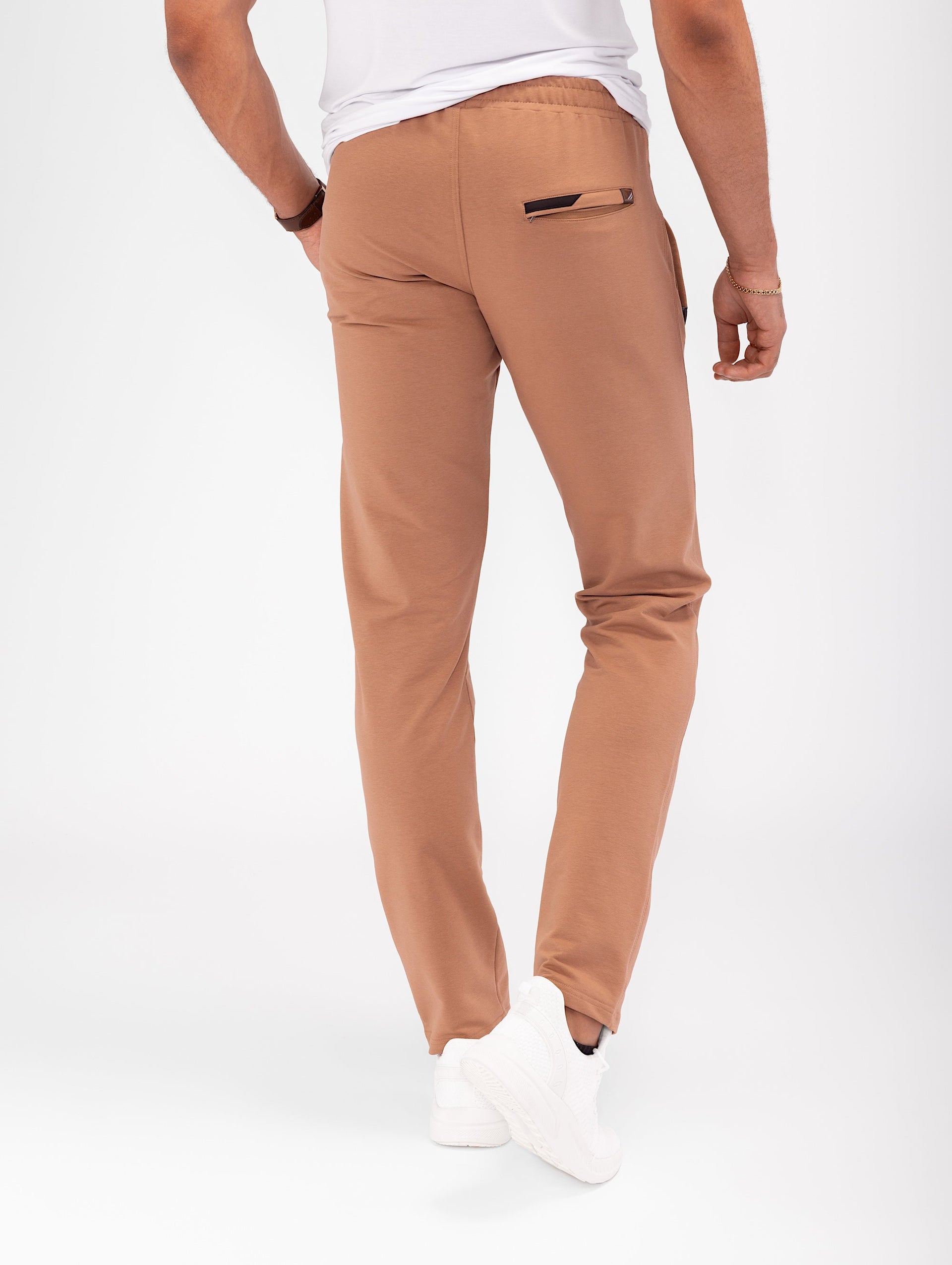 Navy Blue Athletic Tapered Jogger Pants for Tall Men - Image 39