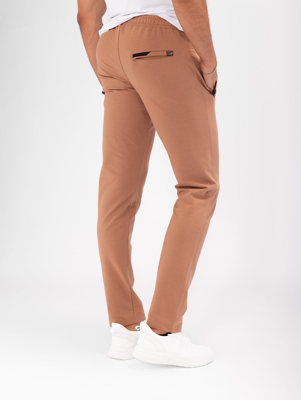 Navy Blue Athletic Tapered Jogger Pants for Tall Men - Image 40