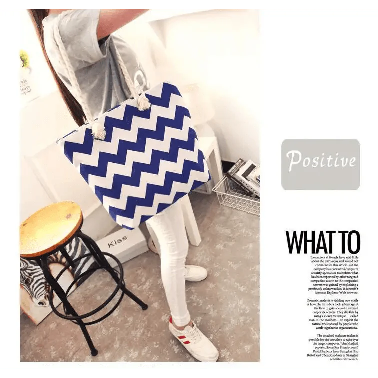 Floral Canvas Graffiti Handbag Foldable Casual Shoulder Bag