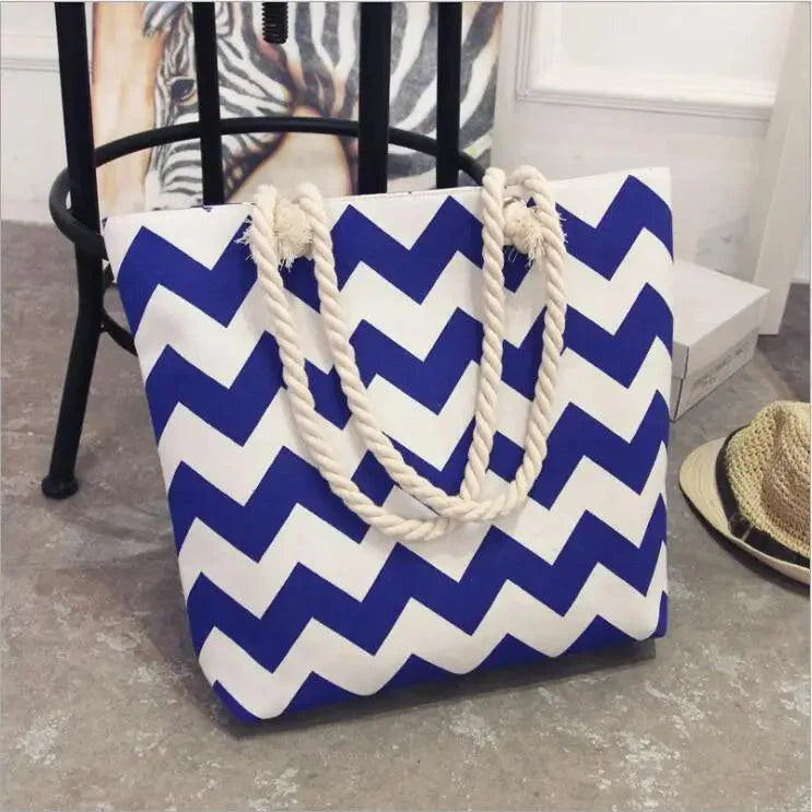 Floral Canvas Graffiti Handbag Foldable Casual Shoulder Bag