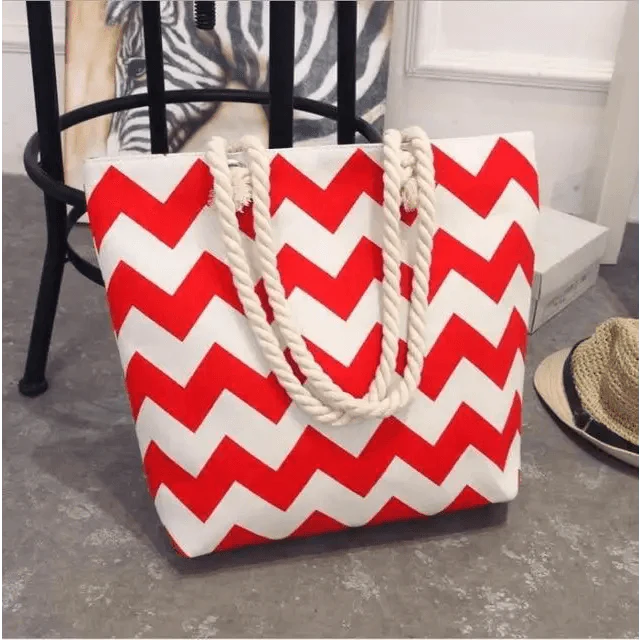 Floral Canvas Graffiti Handbag Foldable Casual Shoulder Bag