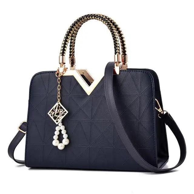 Snow White Crossbody Bag with Phone Pocket and Zipper Closure