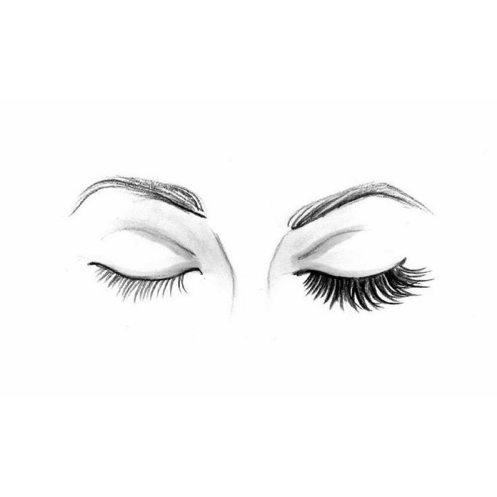 Model wearing a natural set of lightweight eyelash extensions for a subtle, enhanced look