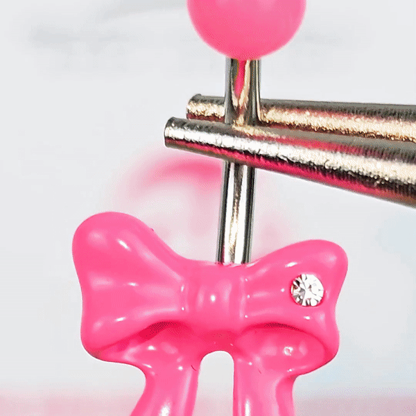 Sydney Belle Girlfriend Collection Pretty Pink Bow Belly Ring