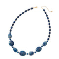 Colorful Resin Bead Necklace and Bracelet Set Bohemian Jewelry