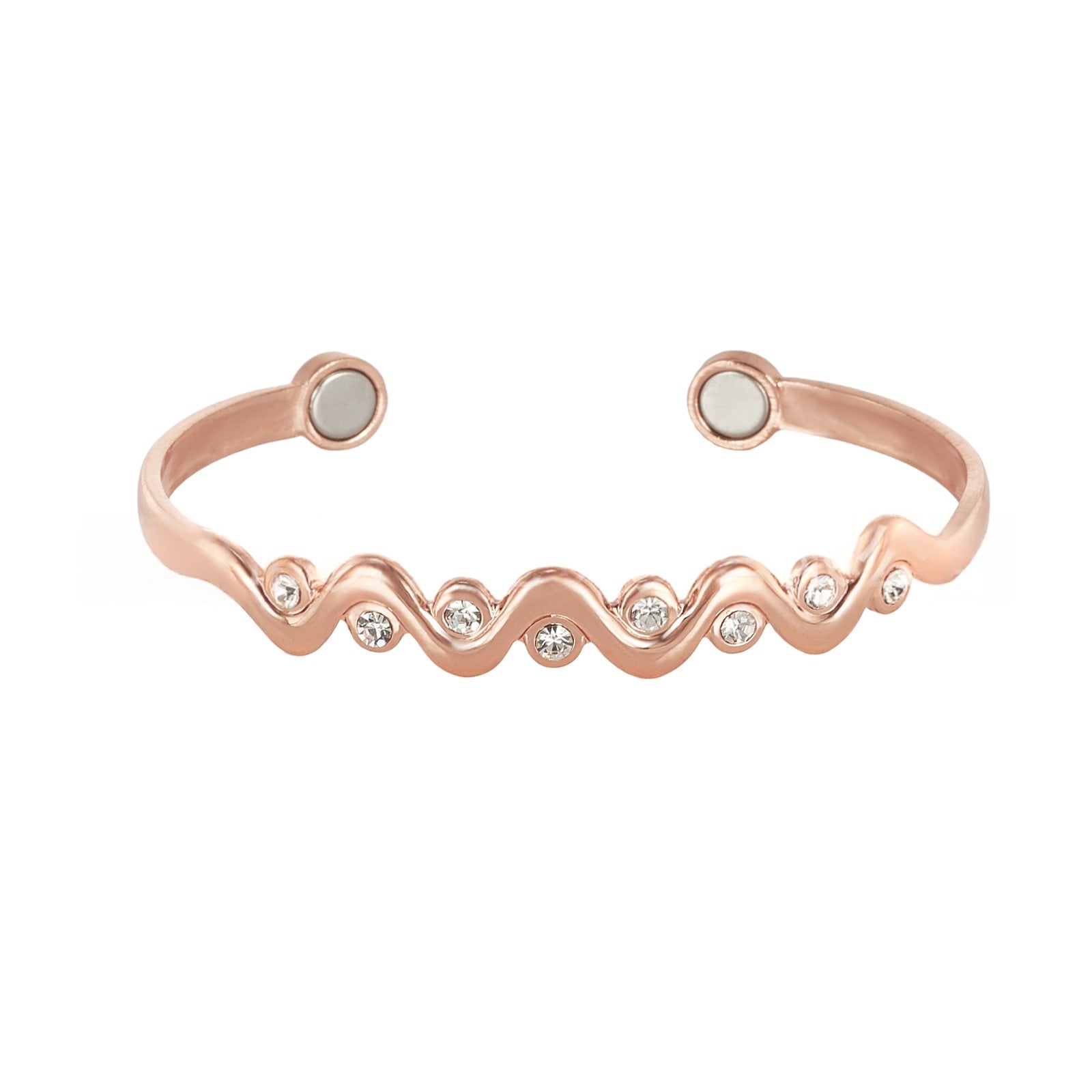 Pure Red Copper Bracelet Simple Purple Copper Design