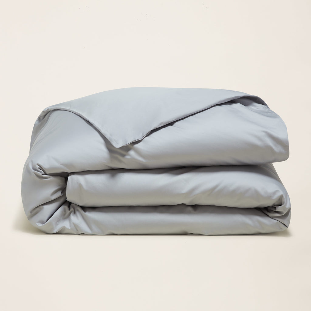 Australian Cotton Sateen Duvet Cover in Stripe and Solid - Image 8