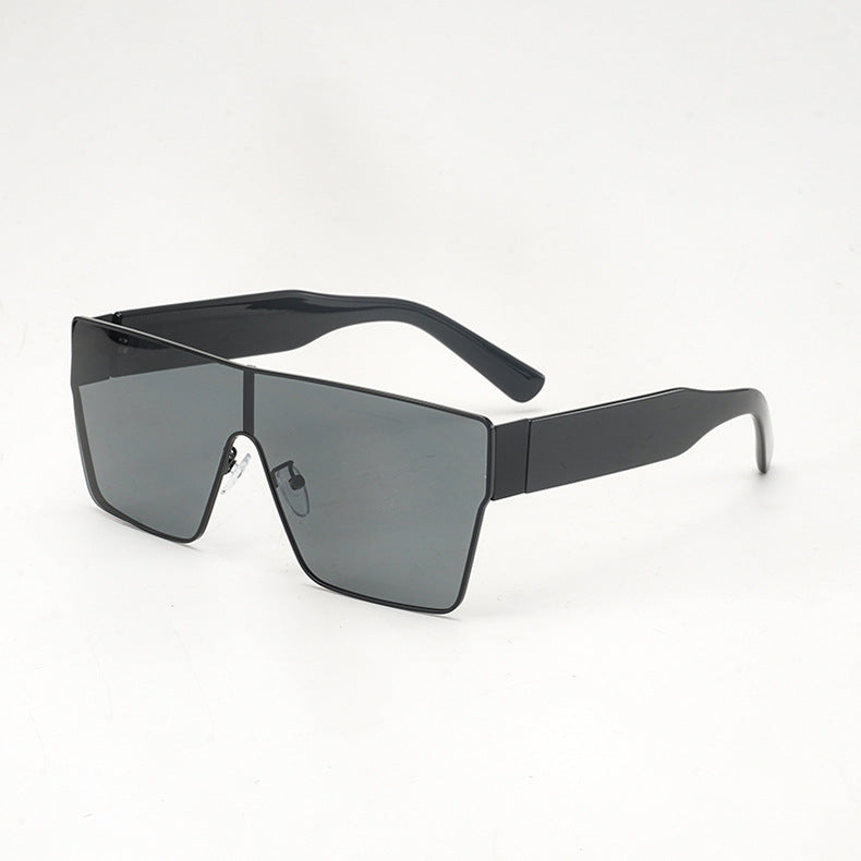 Square Metal Frame Sunglasses Hip-Hop European Fashion Shades