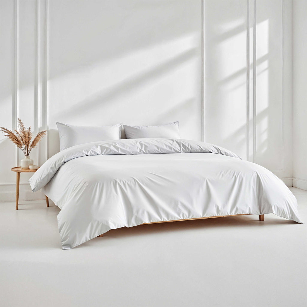 Australian Cotton Sateen Duvet Cover in Stripe and Solid - Image 20