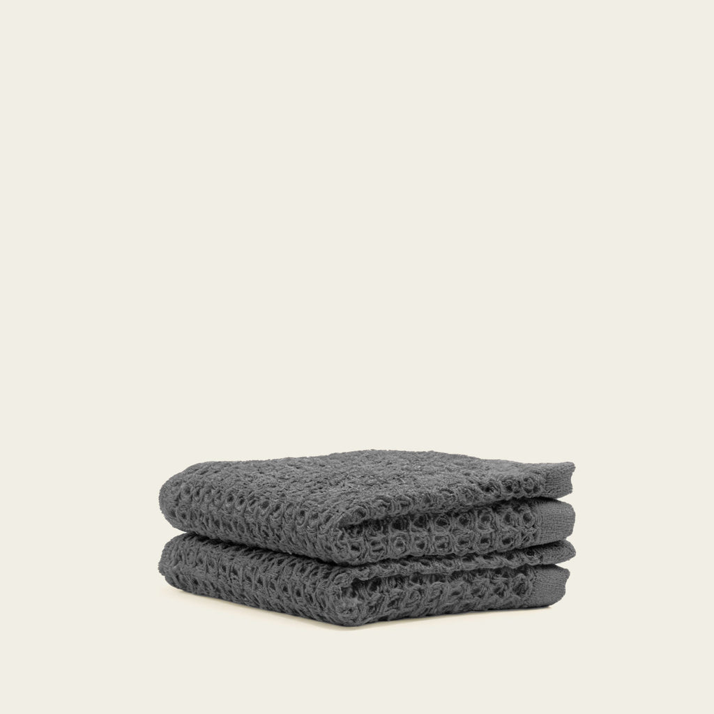 Sedona White Cotton Waffle Weave Bath Towel