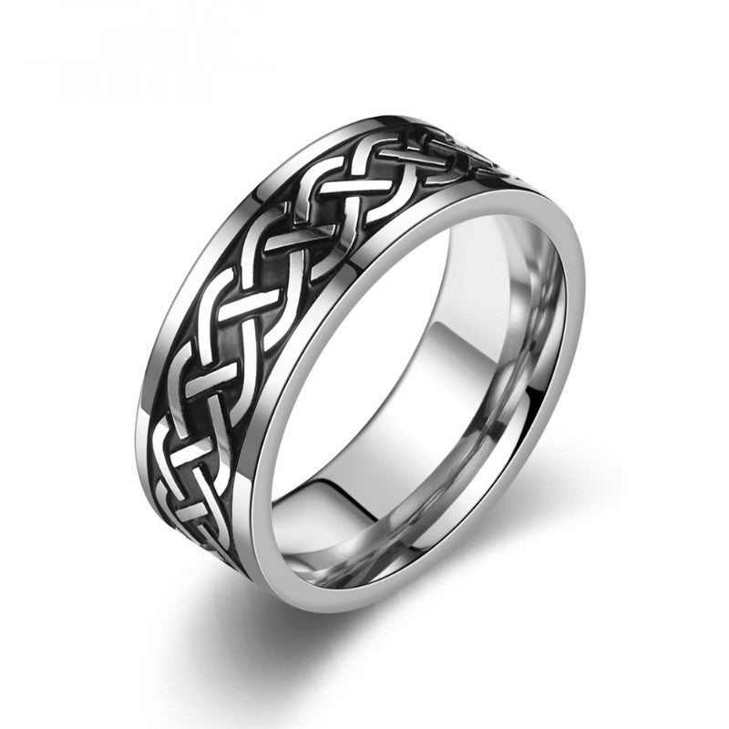 Mens Personalized Stainless Steel Ring
