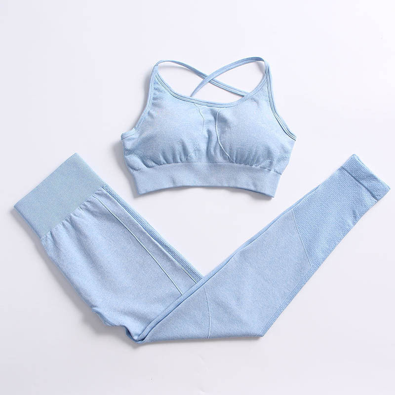 Women High Waist Seamless Yoga Leggings Sculpting Workout Pants - Image 13