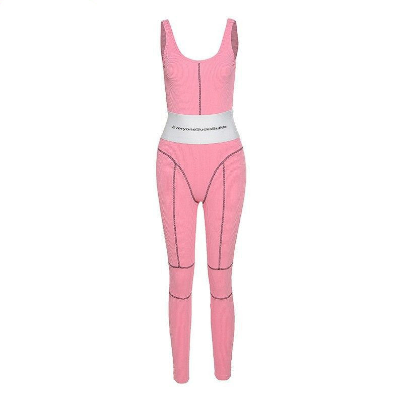 Summer Women's Slim Fit Sleeveless Jumpsuit