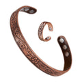 Magnetic Bracelet And Ring Set Electroplated