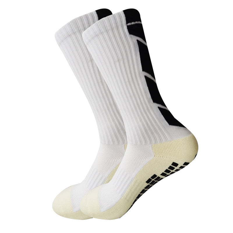 Non-Slip Soccer Grip Socks with Towel Bottom for Enhanced Performance and Stability in Sports