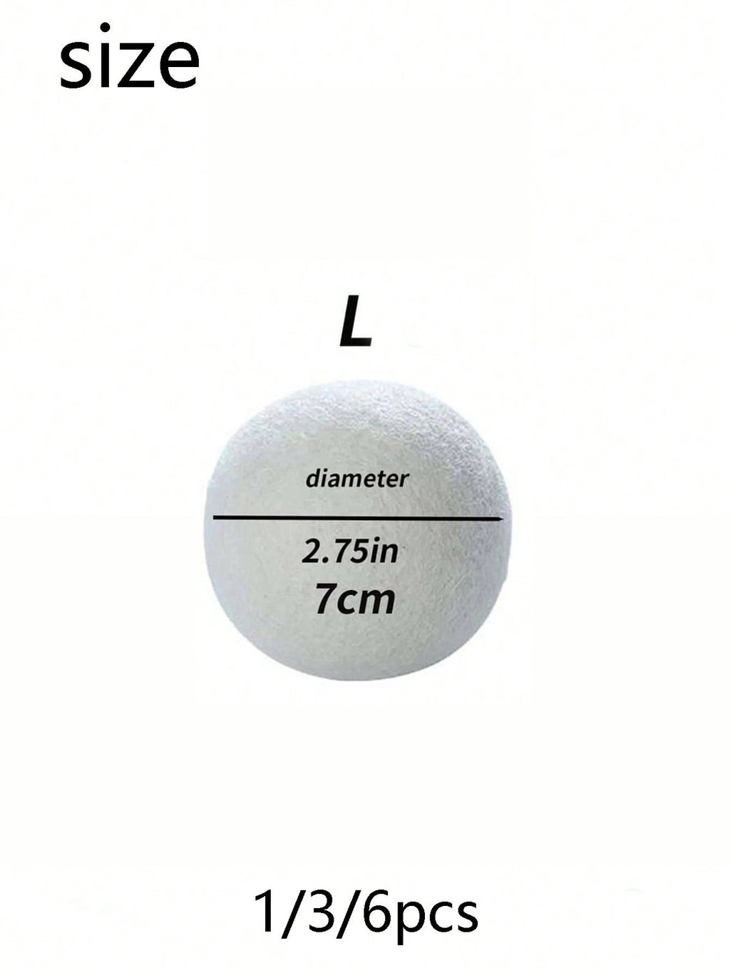 Wool Laundry Balls-White-3 Pack