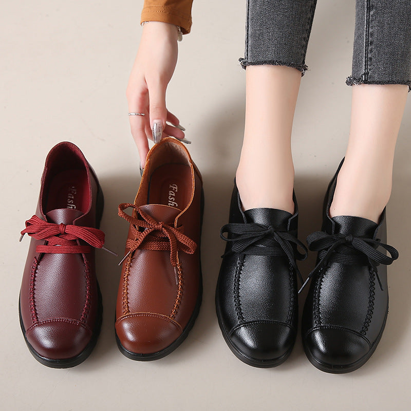 Women's Comfortable Flat Work Shoes with Soft Sole and Anti-Slip