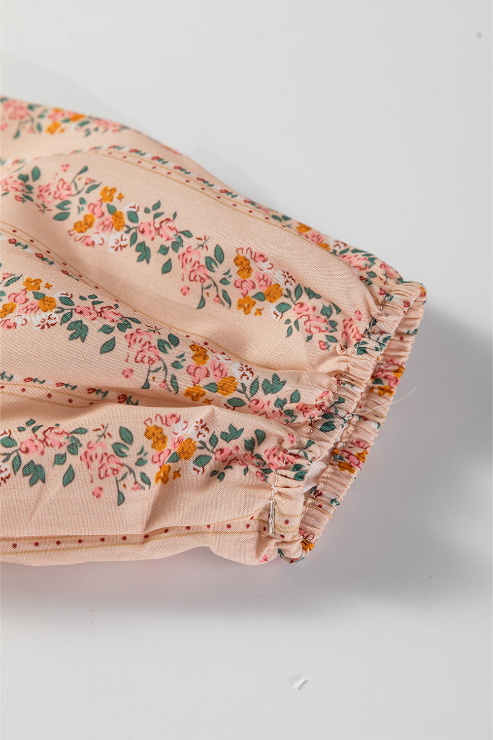 Khaki Floral Lace Velvet Bow Mini Dress | Long Sleeve Loose Fit