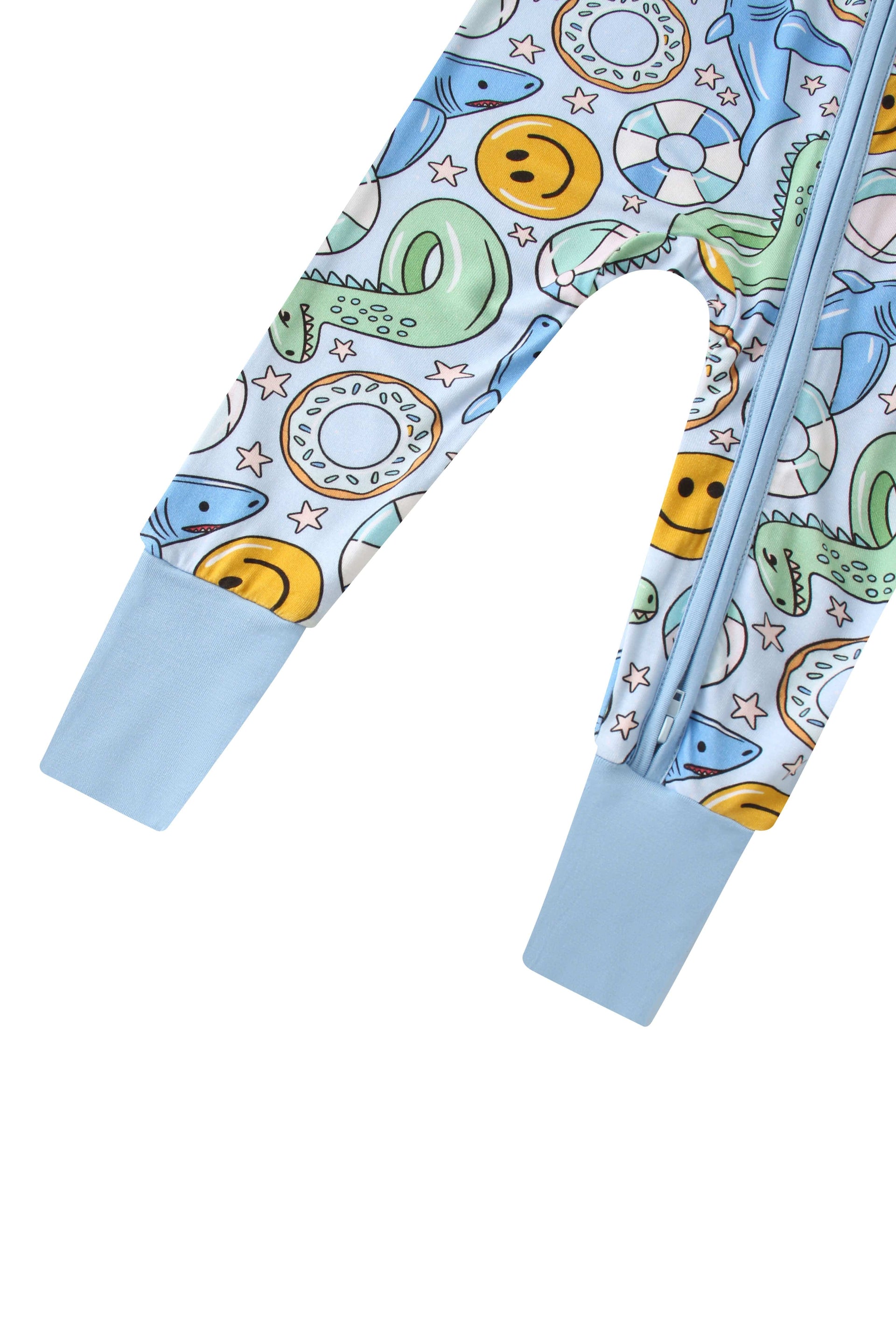 Posh TOT Pool Floats Bamboo Baby Convertible Zippy Romper