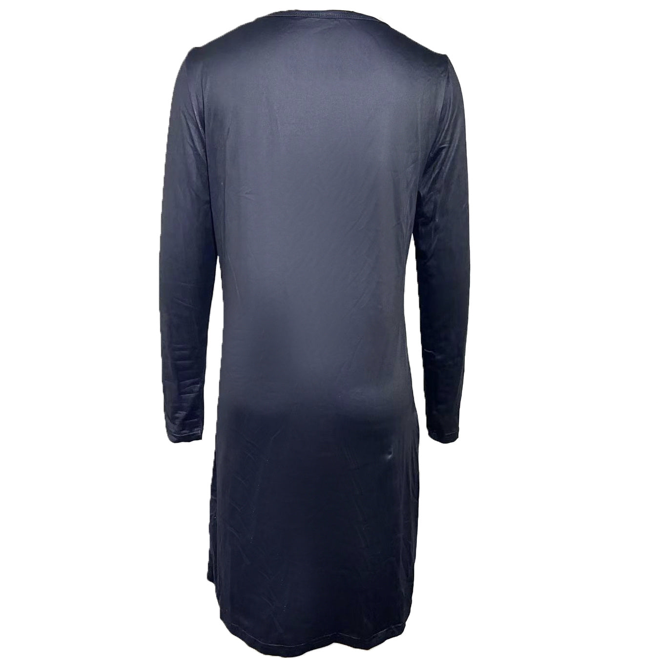 Casual V-Neck Long Sleeve Dress in Black, White, or Grey