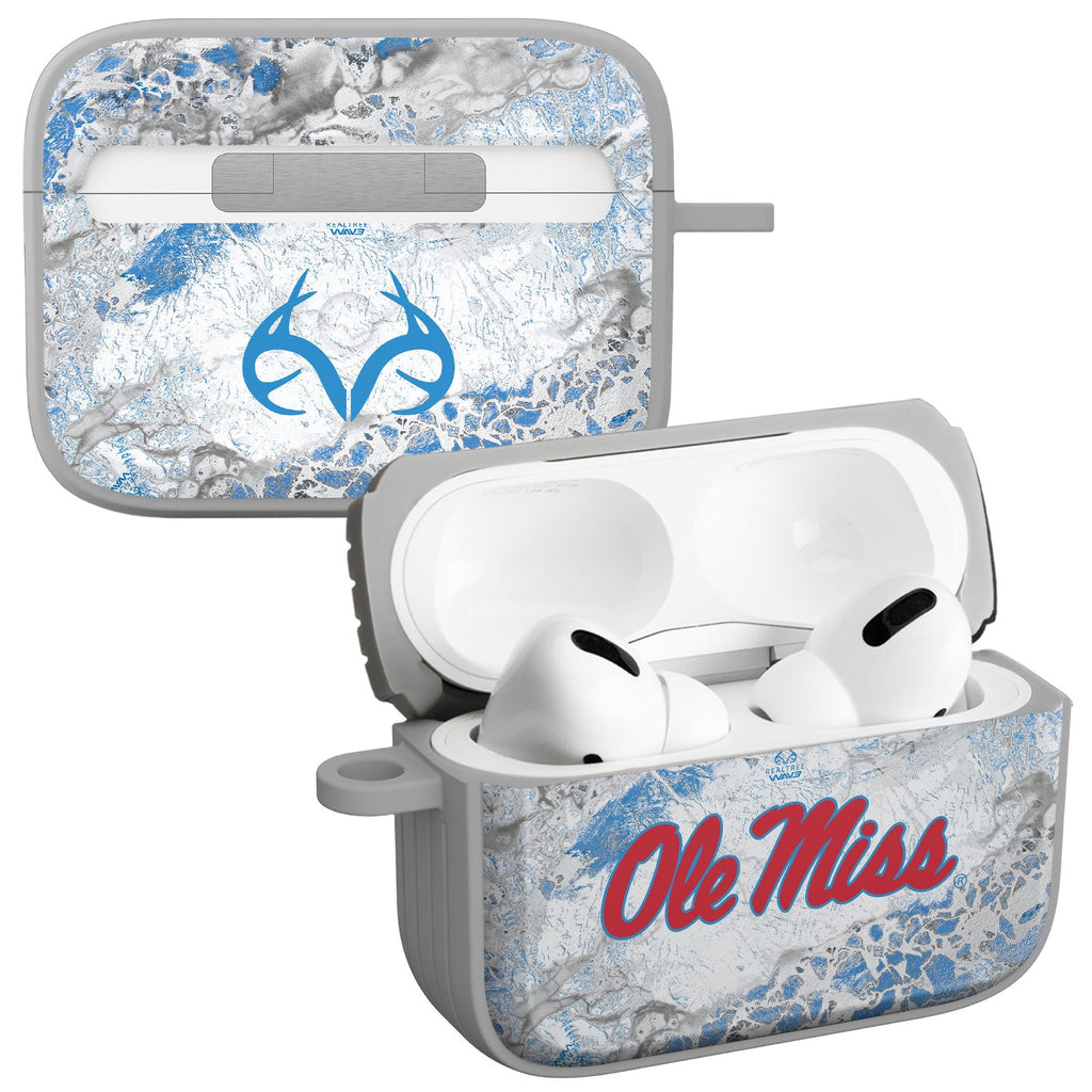 Mississippi Ole Miss Realtree HDX Apple AirPods Pro 1 & 2 Case Cover