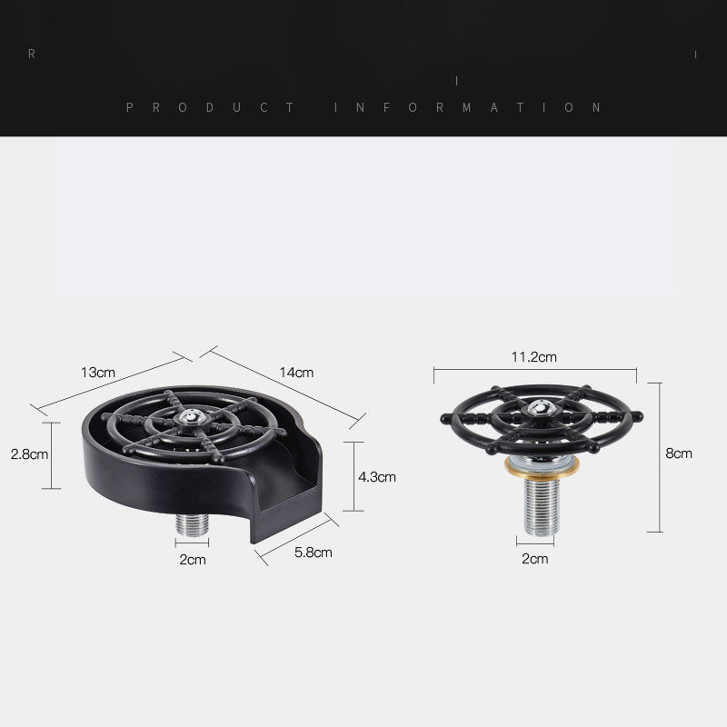 Automatic High-Pressure Sink Cup Washer for Coffee Pitchers