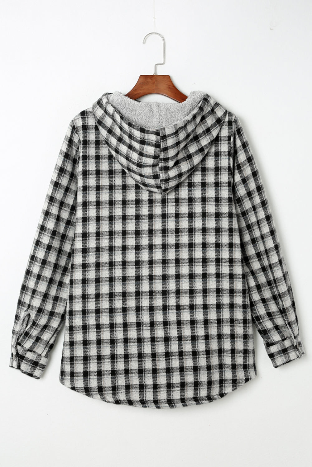 Evelyn Sherpa Lined Hooded Shacket