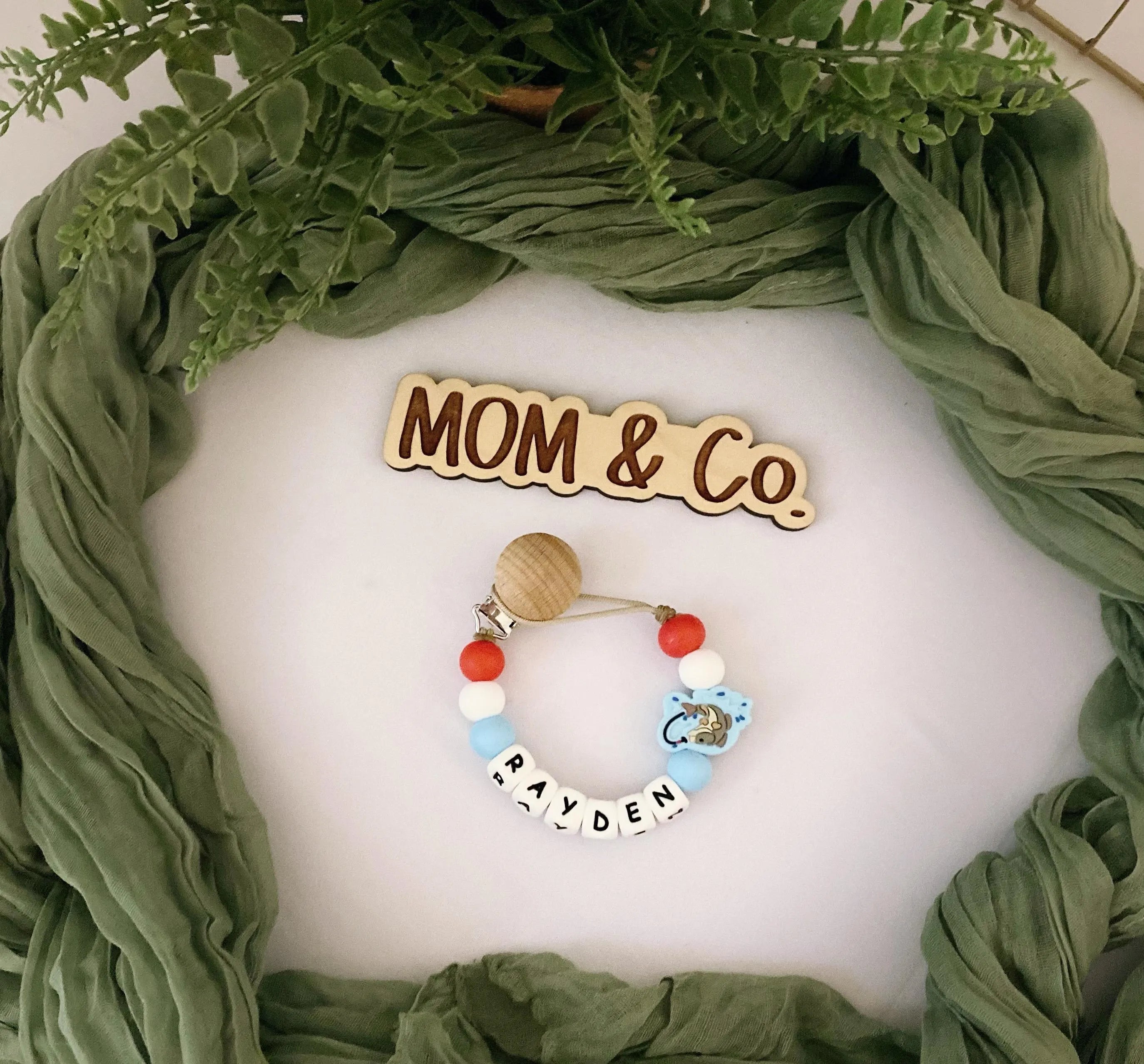 Fishing Lure Pacifier Clip