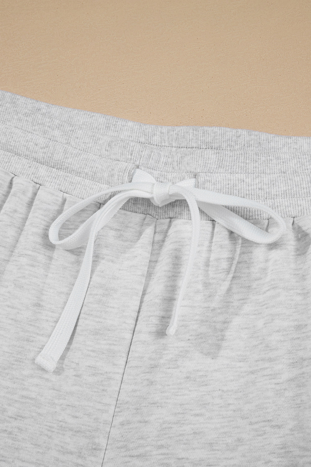 Plus Size Colorblock Pullover and Shorts Set