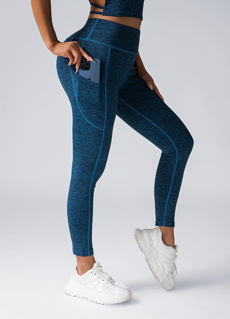 Womens Two Piece Workout Set High Waisted Leggings Sports Bra