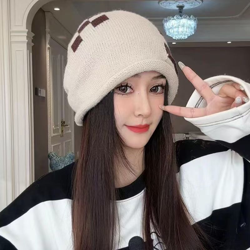 Women's Wool Knitted Winter Hat Soft Knit Beanie Cap - Image 4