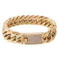 New Mens Titanium Steel And Stainless Steel Bracelet