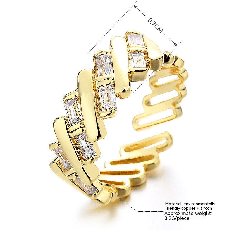 Retro Ring Female Chain Geometry