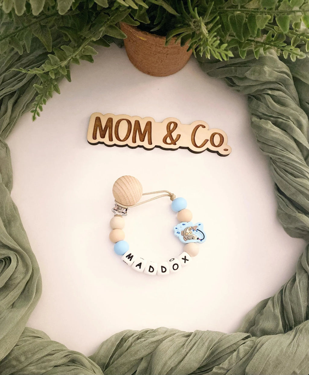 Fishing Lure Pacifier Clip