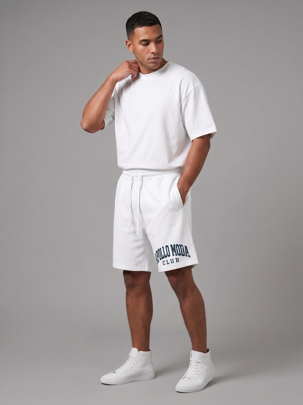 Club Collegiate Sweat Shorts – Relaxed Fit 100% Cotton Knit