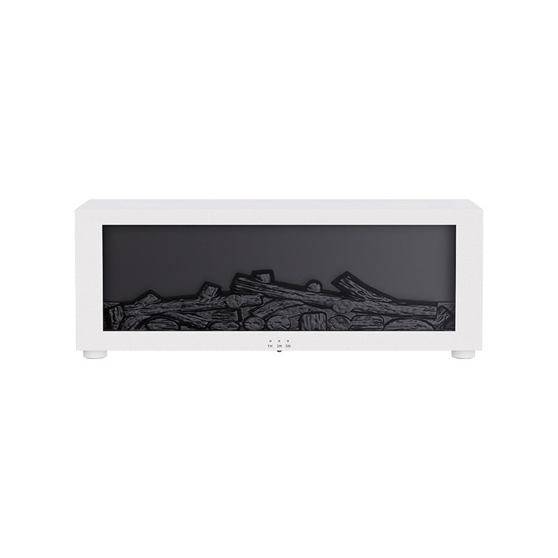 Modern Flame Aromatherapy Diffuser & LED Mist Humidifier, Black