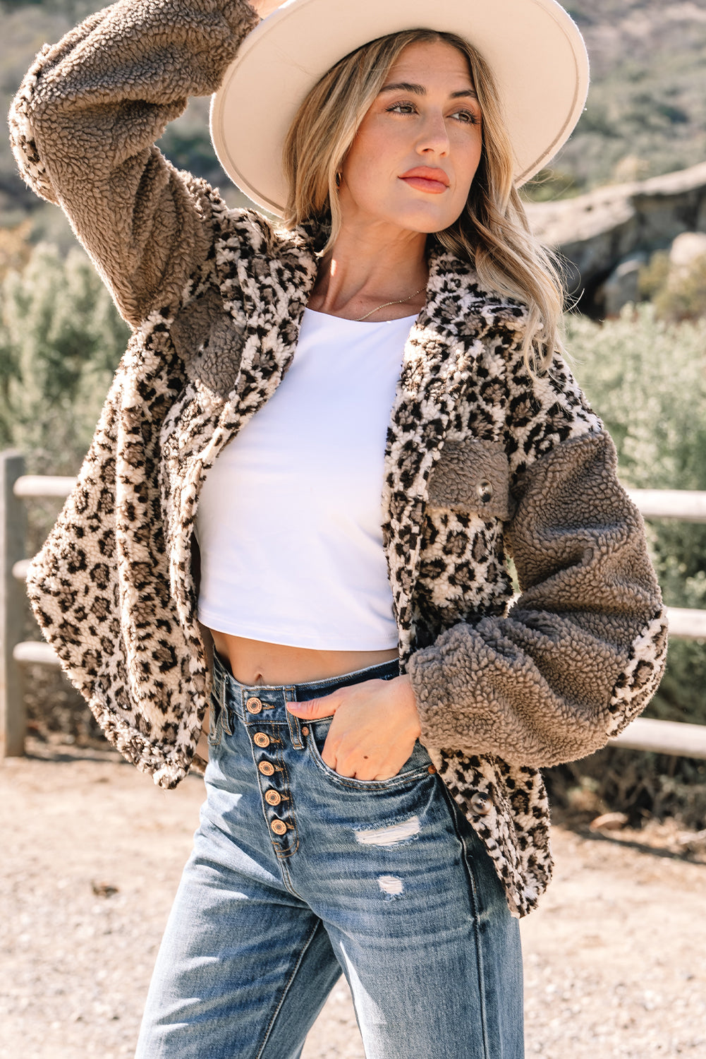 Alianna Flap Collared Up Jacket
