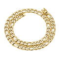 Stainless Steel Polished Buckle Mens Necklace