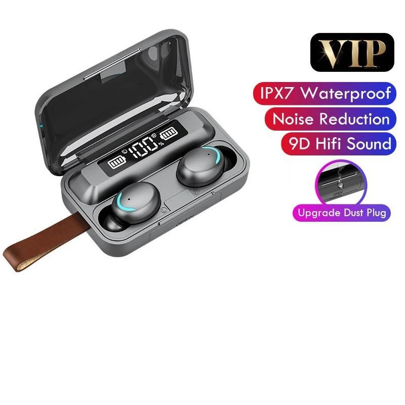 TWS Wireless Bluetooth 5.0 Earbuds with 2200mAh Charging Case