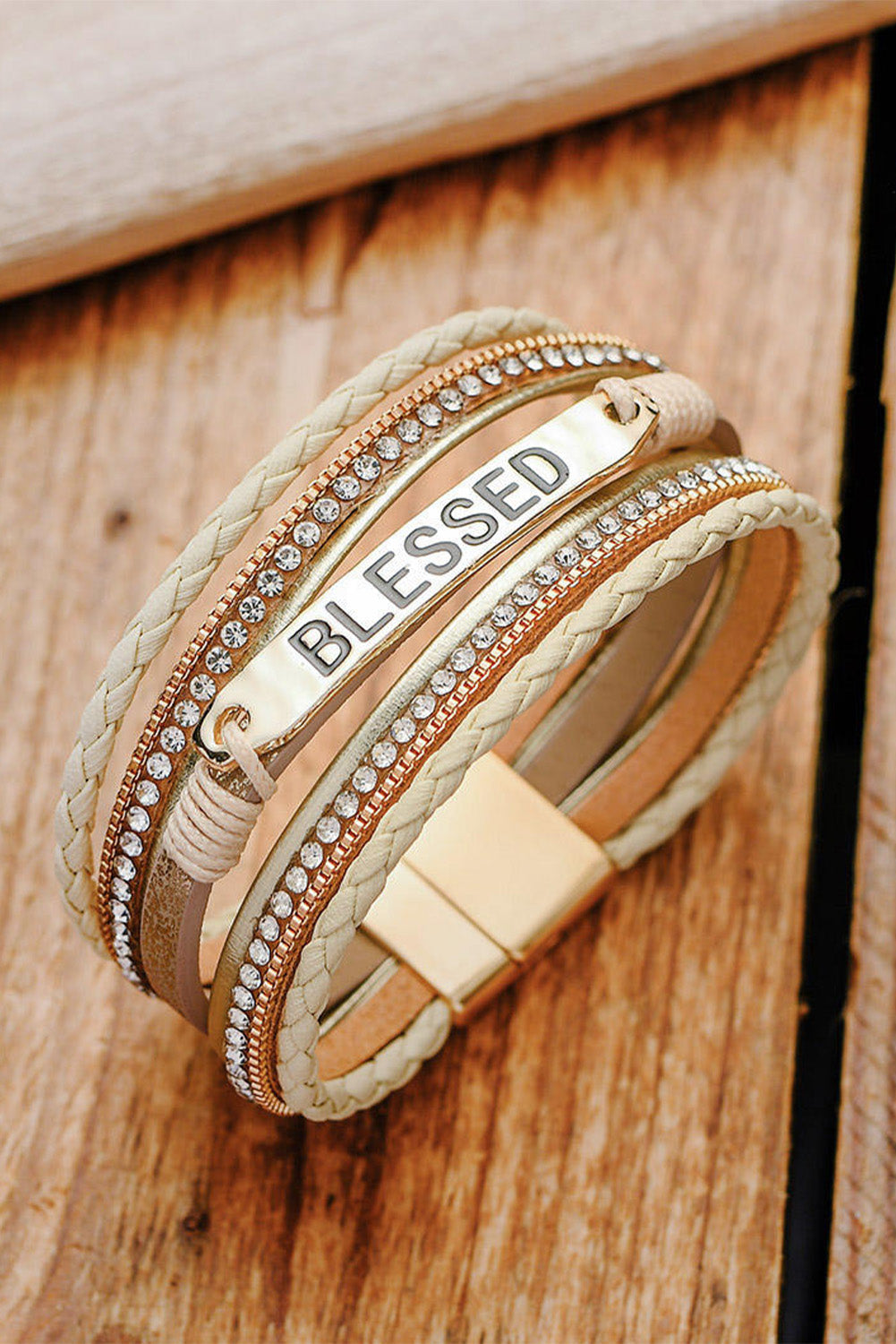 Ivyjana Braided Detail Buckle Bracelet