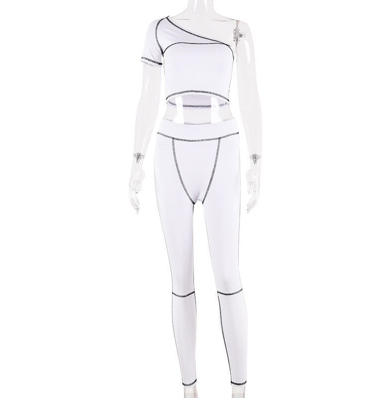 Fashionable Spring Summer Two-Piece Yoga Set