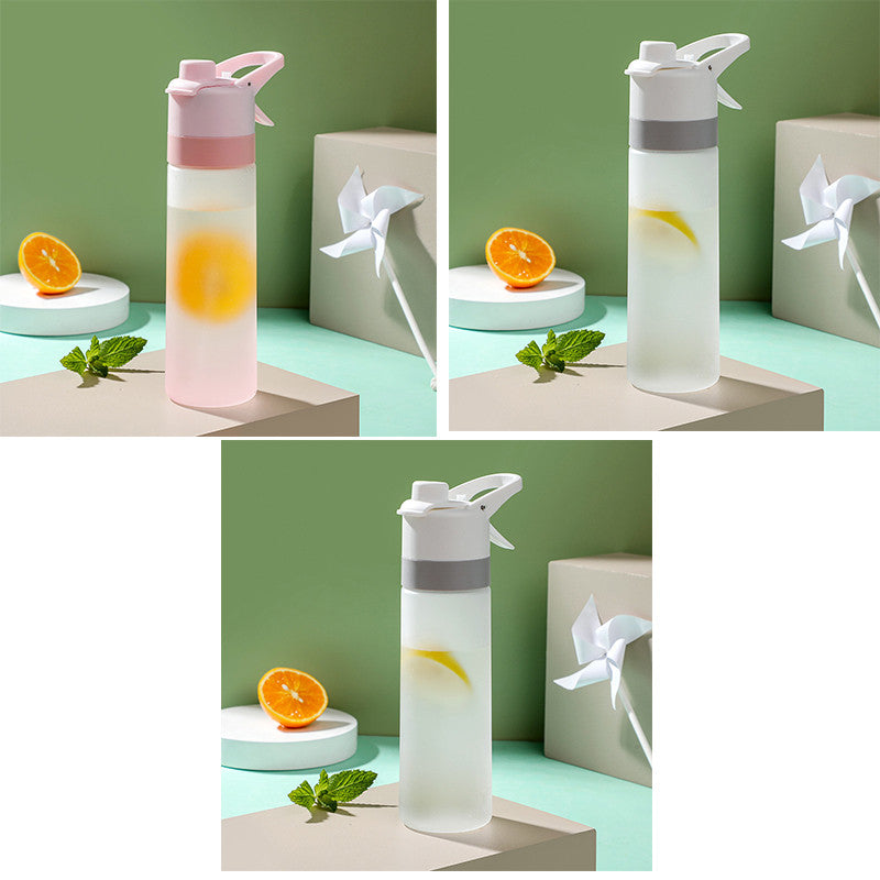 Large Capacity Spray Water Bottle for Sports Fitness and Travel