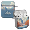 Yosemite National Park themed protective case for Apple AirPods Gen 1 and 2, featuring landscape artwork.