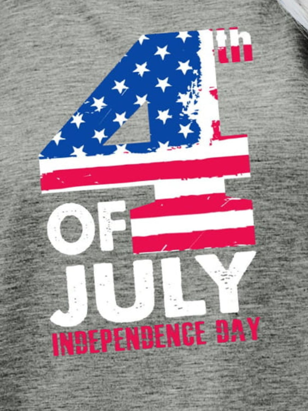 Blue USA Independence Day Graphic Tee for Women - Image 11