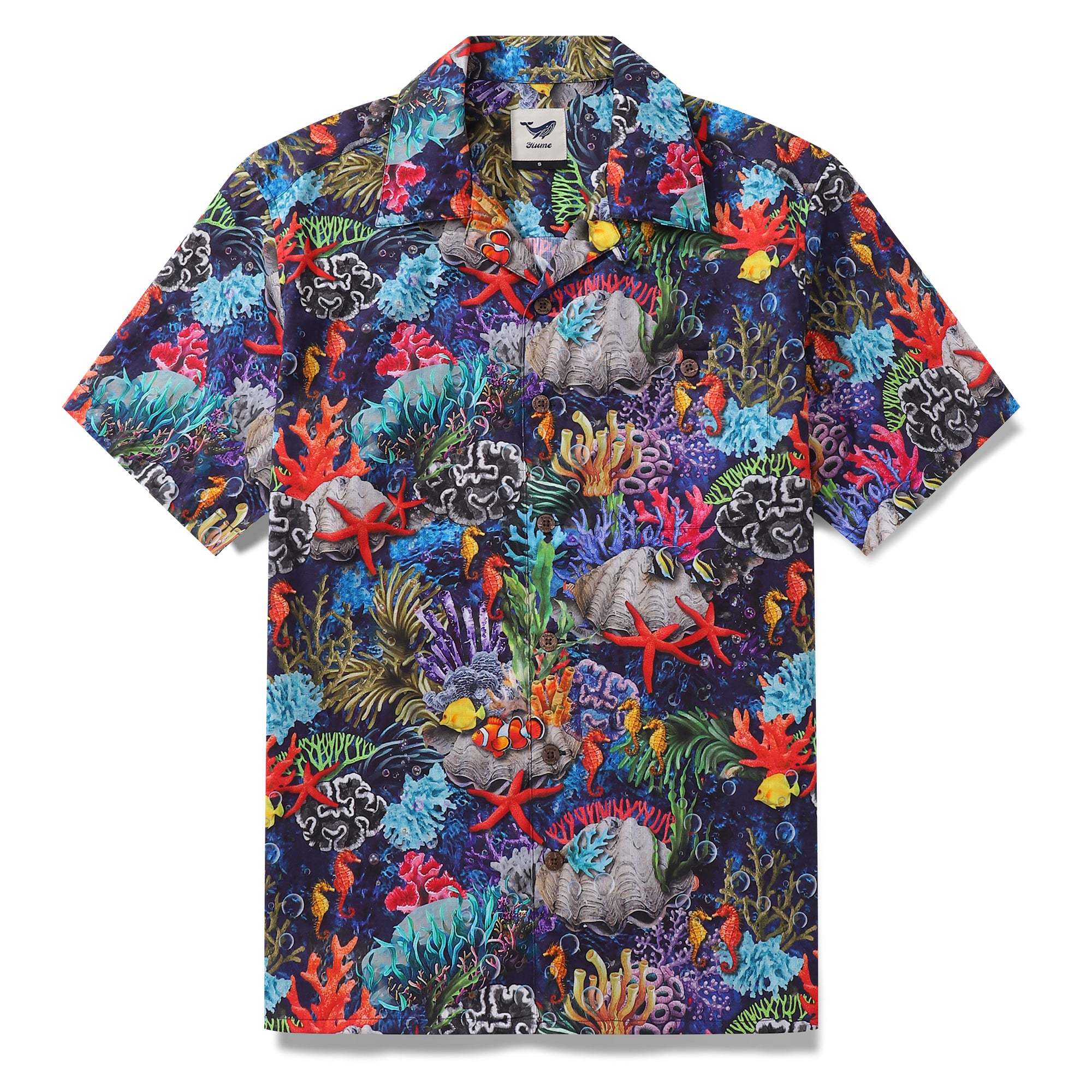 Hawaiian Shirt For Men Dream Bikini Bottom Shirt Camp Collar 100% Cotton By Yakima