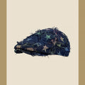 Colorful Plaid Star Distressed Beret — Korean Style Five-Pointed Hat